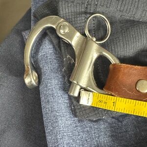 Custom hoof pick men’s belt